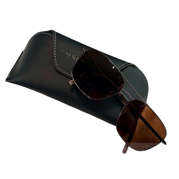 Serengeti Spello 8799 Aviator Unisex Sunglasses Prescription Lenses And Case - Picture 7 of 9